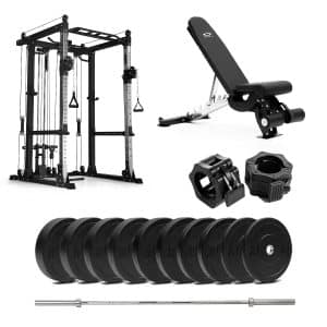 Abilica PR 550 Power Rack Bumper med bænk - 150 kg