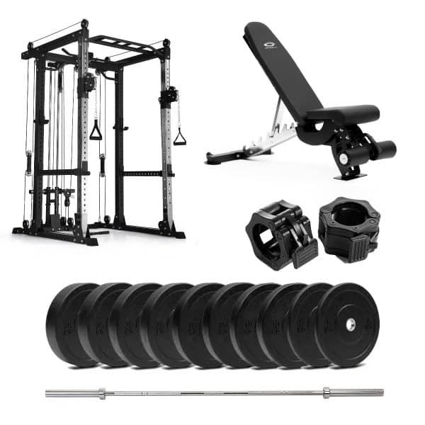 Abilica PR 550 Power Rack Bumper med bænk - 150 kg